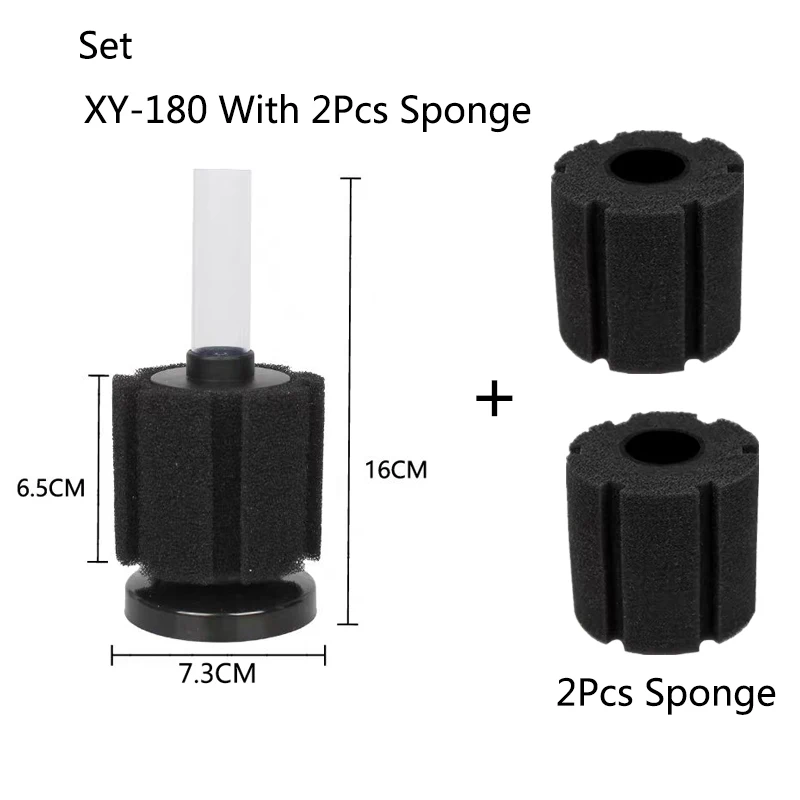 Zwart Spong Filter voor Aquarium Fish Tank Luchtpomp Skimmer Biochemische Spons Filter Aquarium Bio Filters Filtro Aquario Nieuw
