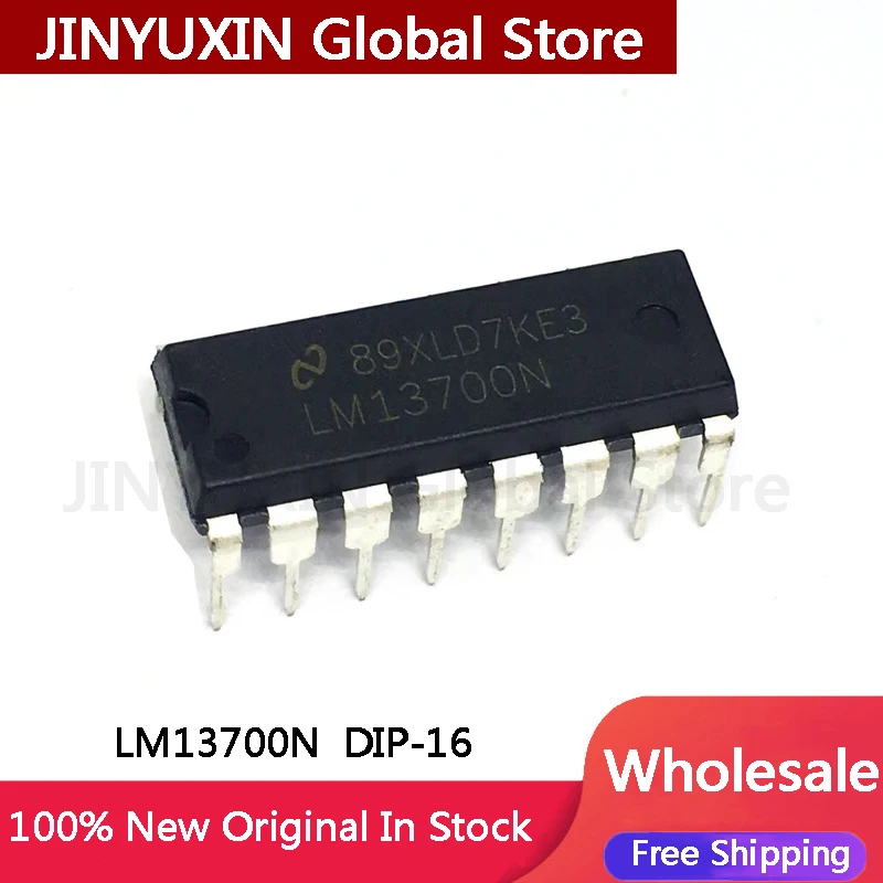 5-100Pcs LM13700N DIP-16 Dual operational transconductance amplifier linearized diode and buffer IC Stock Wholesale