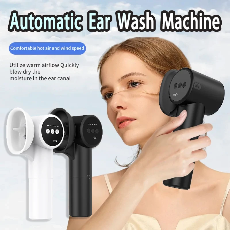 Electric Ear Wax Removal Tool Ear Dryer 2 In 1 Smart Ear Cleaner Painless Ears Cleaning Tools 5-Level Waterproof Massage Safe
