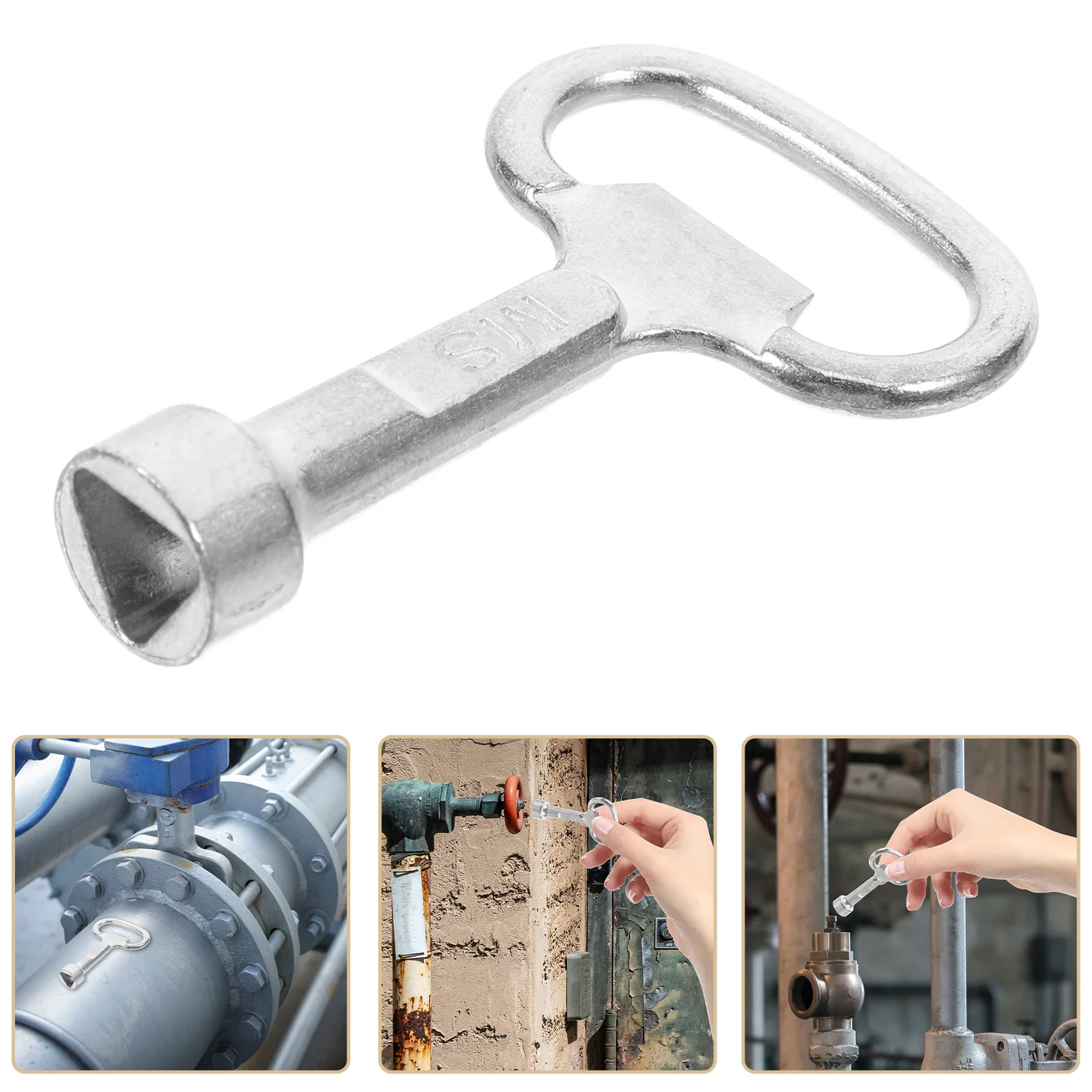 

Valve Key Durable Metal Radiator Bleeding Air Plumbing Tool Radiator Valve Key Gas Electric Wrench Air Plumbing Tool
