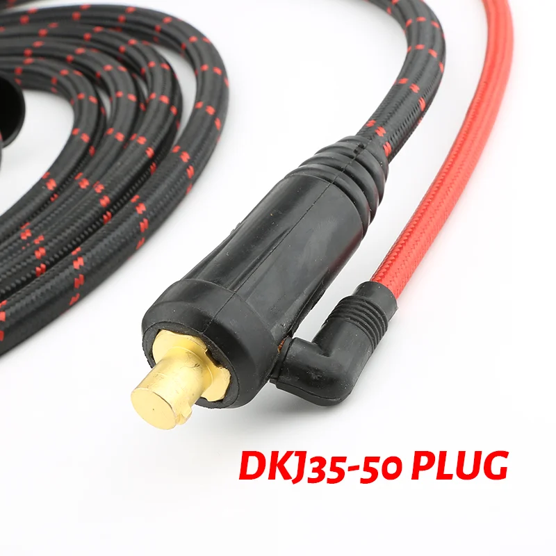 4M/13ft WP26FV 200A TIG Welding Torch FLEXIBLE Gas-Electric Integrated Soft copper Wire 12 mm² GAS Quick Euro Connector DK35-50