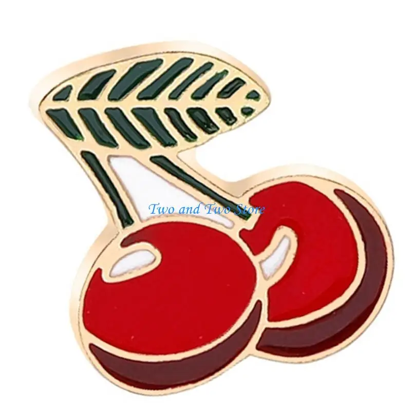 HX6F Cartoon Fruit Brooch Pin