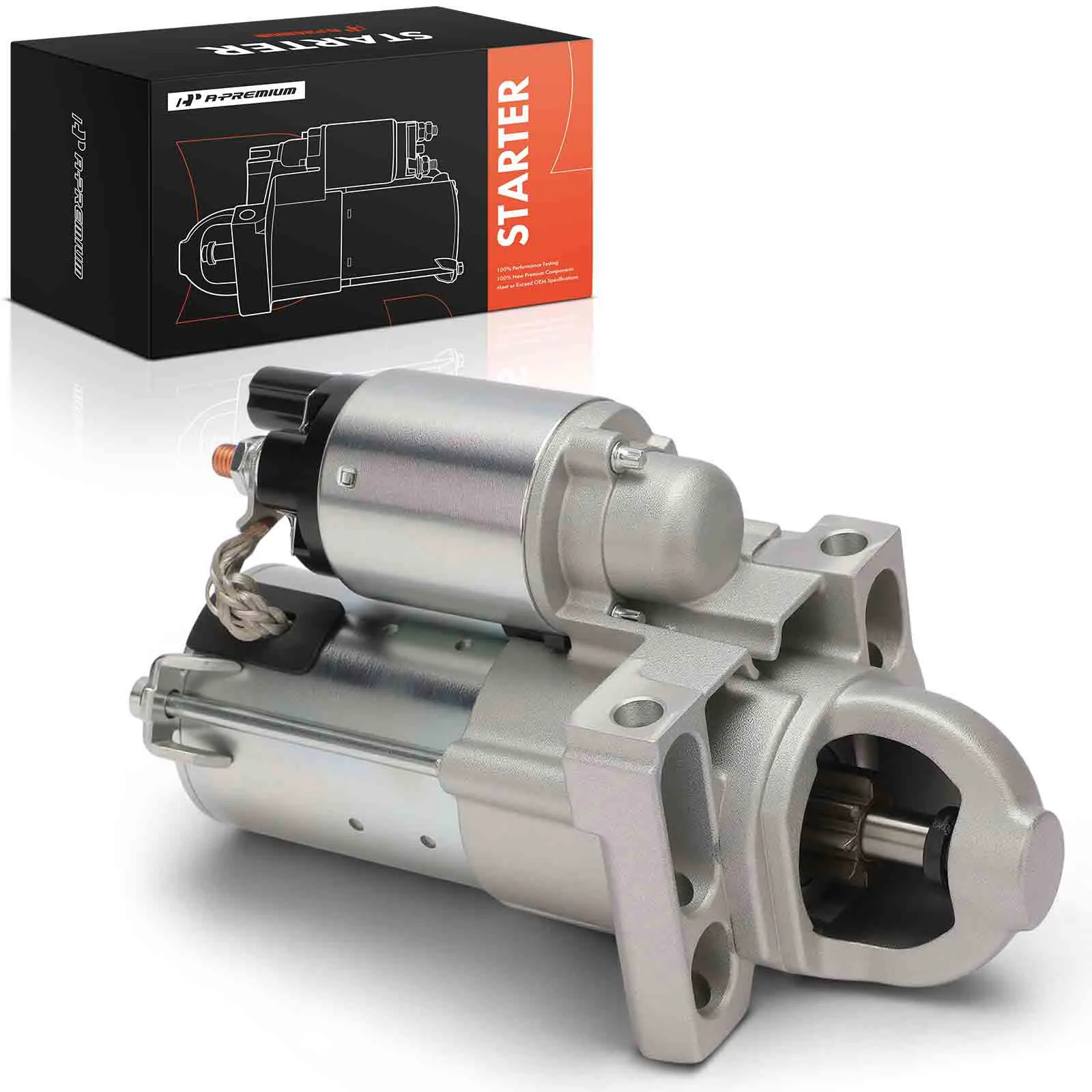 A-Premium Starter Motor for Chevrolet Silverado 1500 2009-2013 Tahoe 2009-2014 Colorado 2009-2012 GMC Sierra 1500 2009-2013