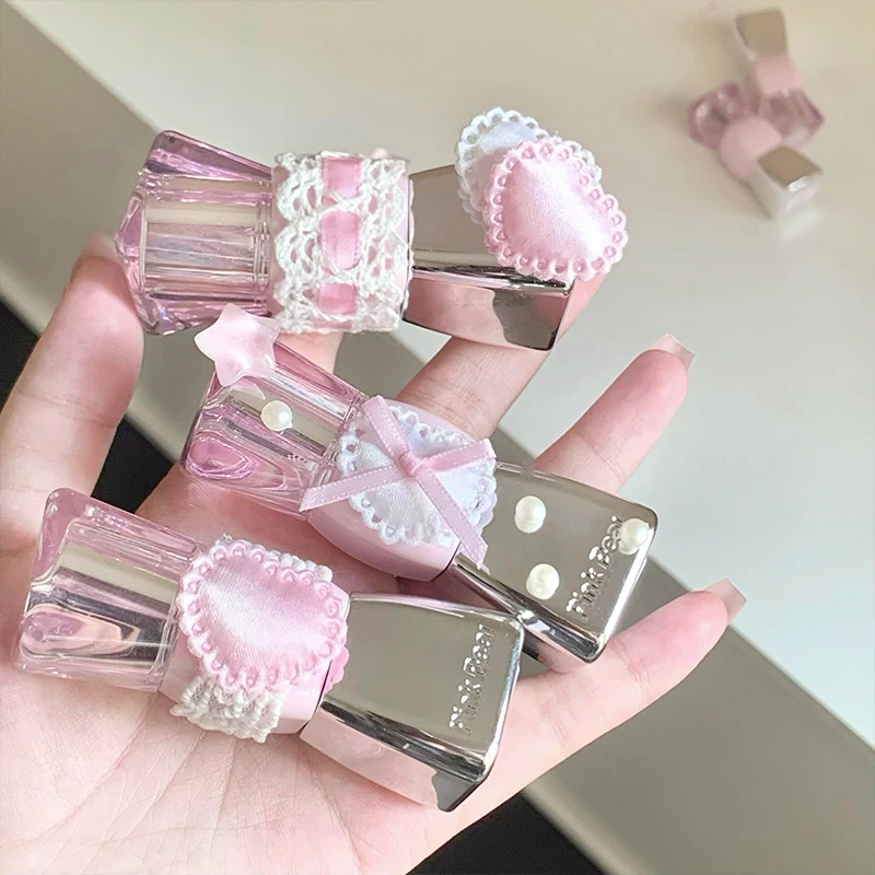 PinkBear ملمع شفاه مكبر ومرطب بلمعة مرآة ثبات طويل غير لزج مع فيونكة فراشة لون شفاه لامع مكياج شفاه ممتلئة وناعمة ترطيب عالي ولمعان طبيعي يدوم لساعات #6