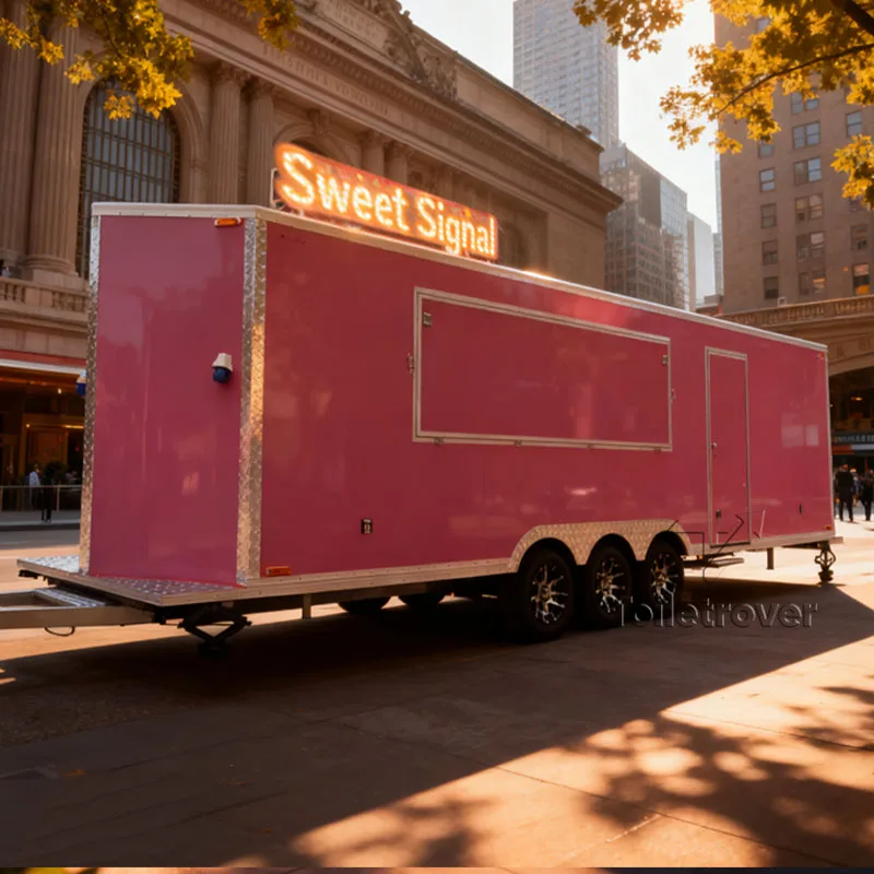 فريدة من نوعها خمر عربة الغذاء الشارع دونر كباب برغر التاكو الصينية شاحنة غذاء متنقلة مقطورة للشارع الوجبات السريعة والوجبات الخفيفة