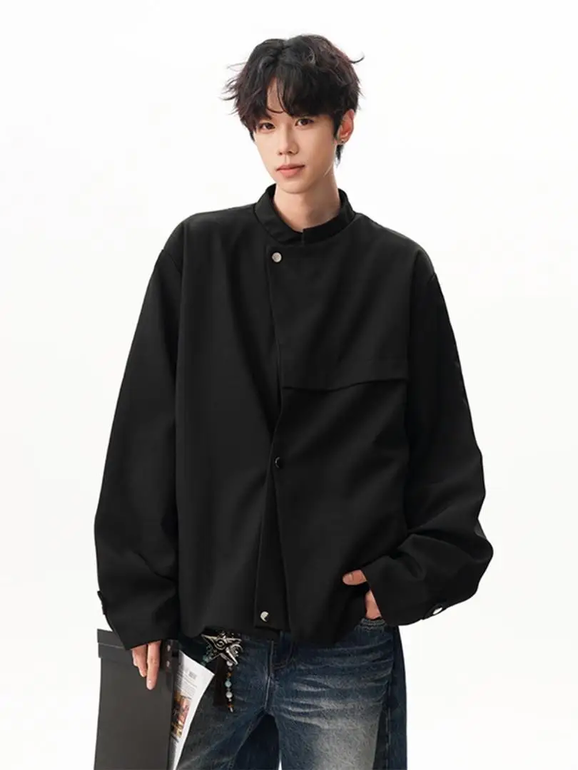 

Асимметричный дизайн, новый китайский стиль, мужской и женский костюм, деструктивный крой, пуговицы K, модный бренд, высокое качество, для пар...