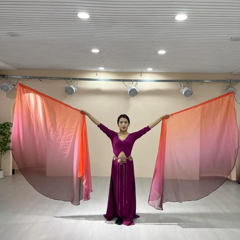 텔레스코픽 스틱 포함 벨리 댄스 액세서리 소품 확장 가능한 막대 여러 가지 빛깔의 다채로운 스카프 플래그 댄스 파티 경량