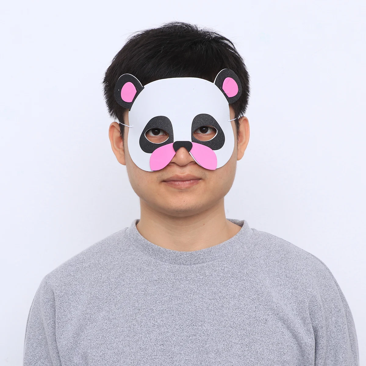 5pcs Animal Face Mask for Children Kids Birthday Party Favors Dress Up Costume party face mask carnival mask