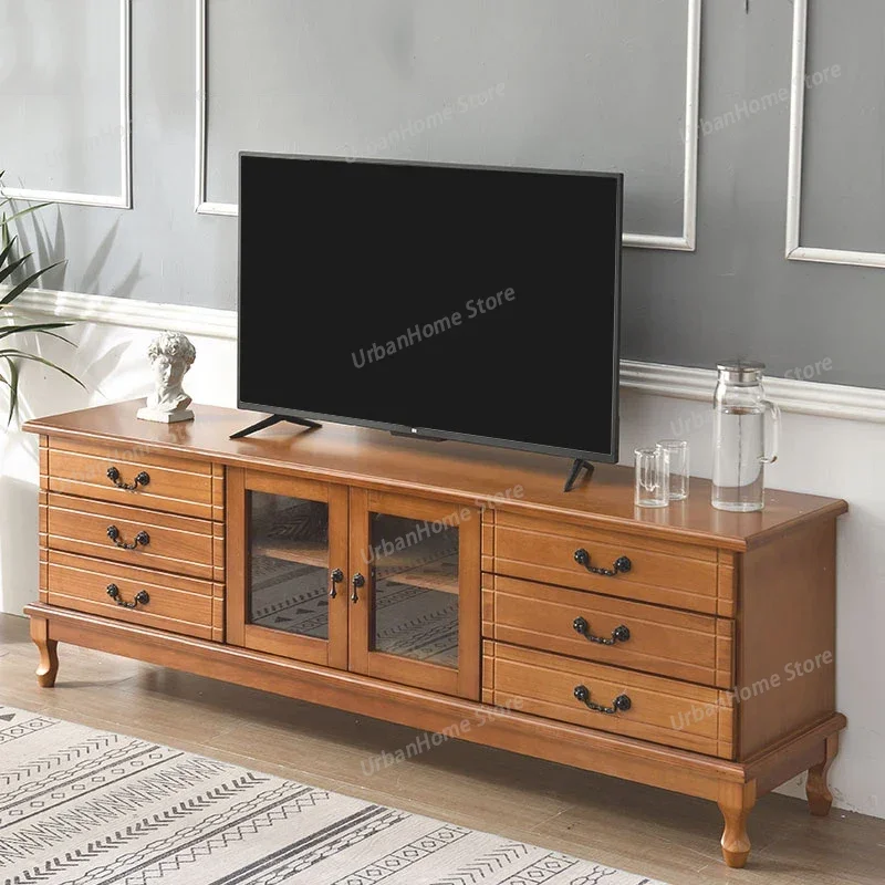 Wood Tv Stand Living Room Furniture Home Holder Stands Table Salon Bedroom Cradle Pedestal Cabinet Tv Kast Television Tables