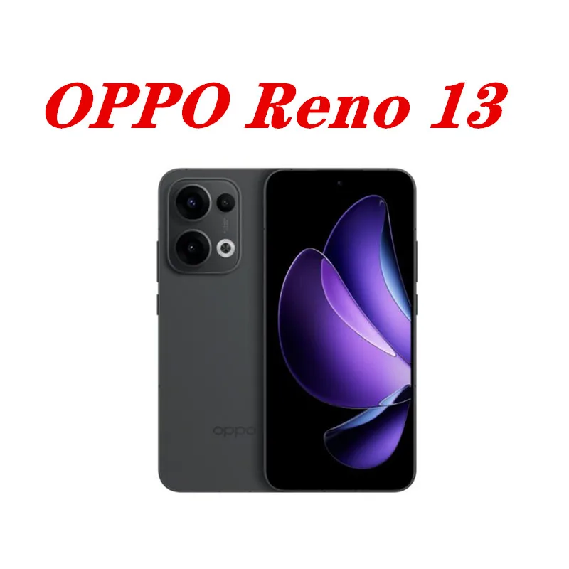 Original OPPO Reno 13 AI Dimensity 8350 50MP Rear Camera OIS 6.59'' 2K Q10 AMOLED 120Hz 5600mAh 80W SuperVOOC Android 15 NFC OTA