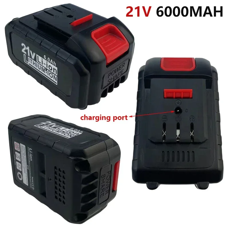 Lithium-ion 21V 3000/6000/9000mAh Rechargeable Power tool Battery Suitable for Dayi Cordless Electric Wrench Car impact wrench