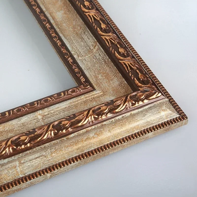 

Elegant Luxury Frame European Art Gallery Antique Gravel Poster Frame Picture Vintage Wall Panels Cadre Photo Mural Home Decor