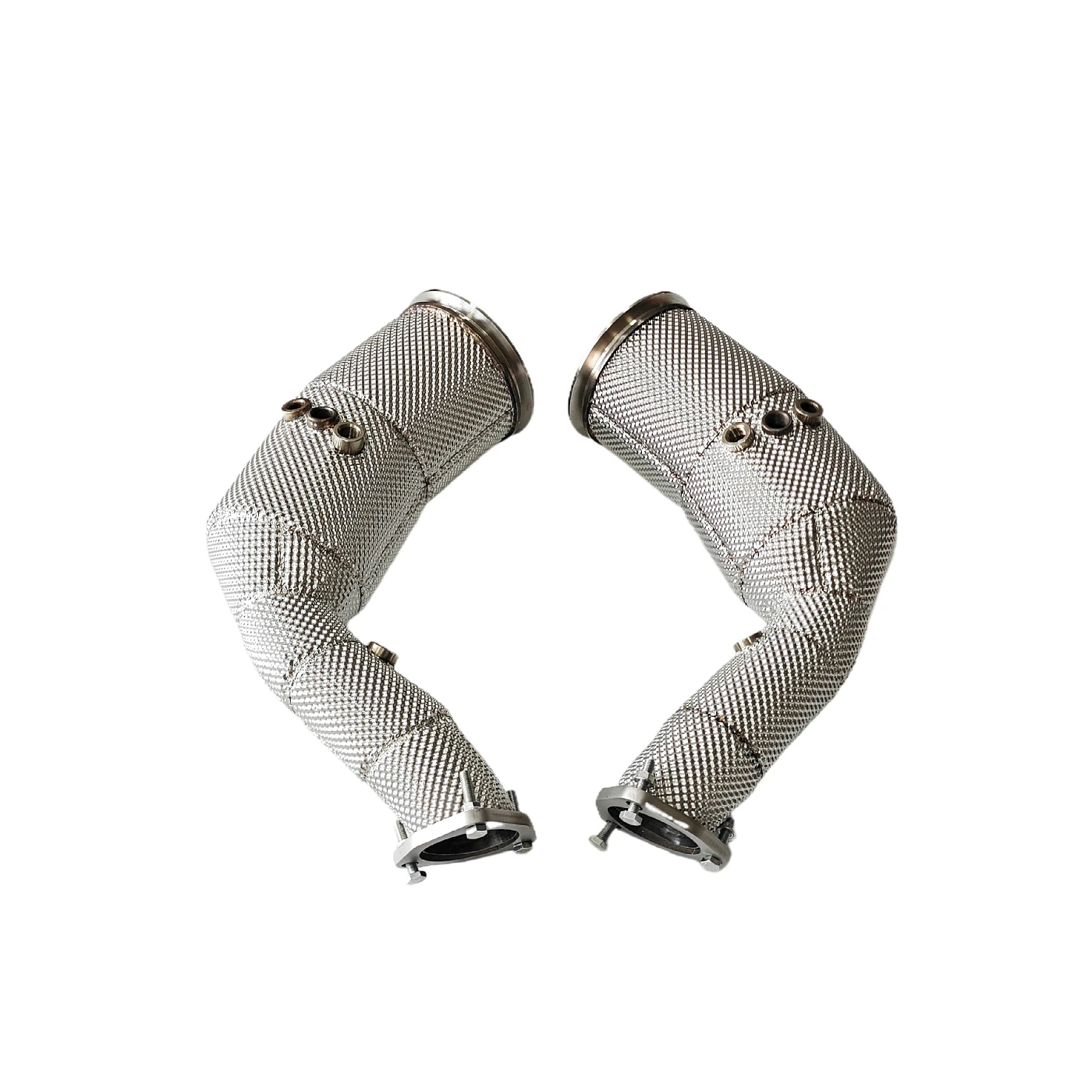 AKS Catted Heatshield per Audi RSQ8 SQ7 SQ8 4.0T Downpipe