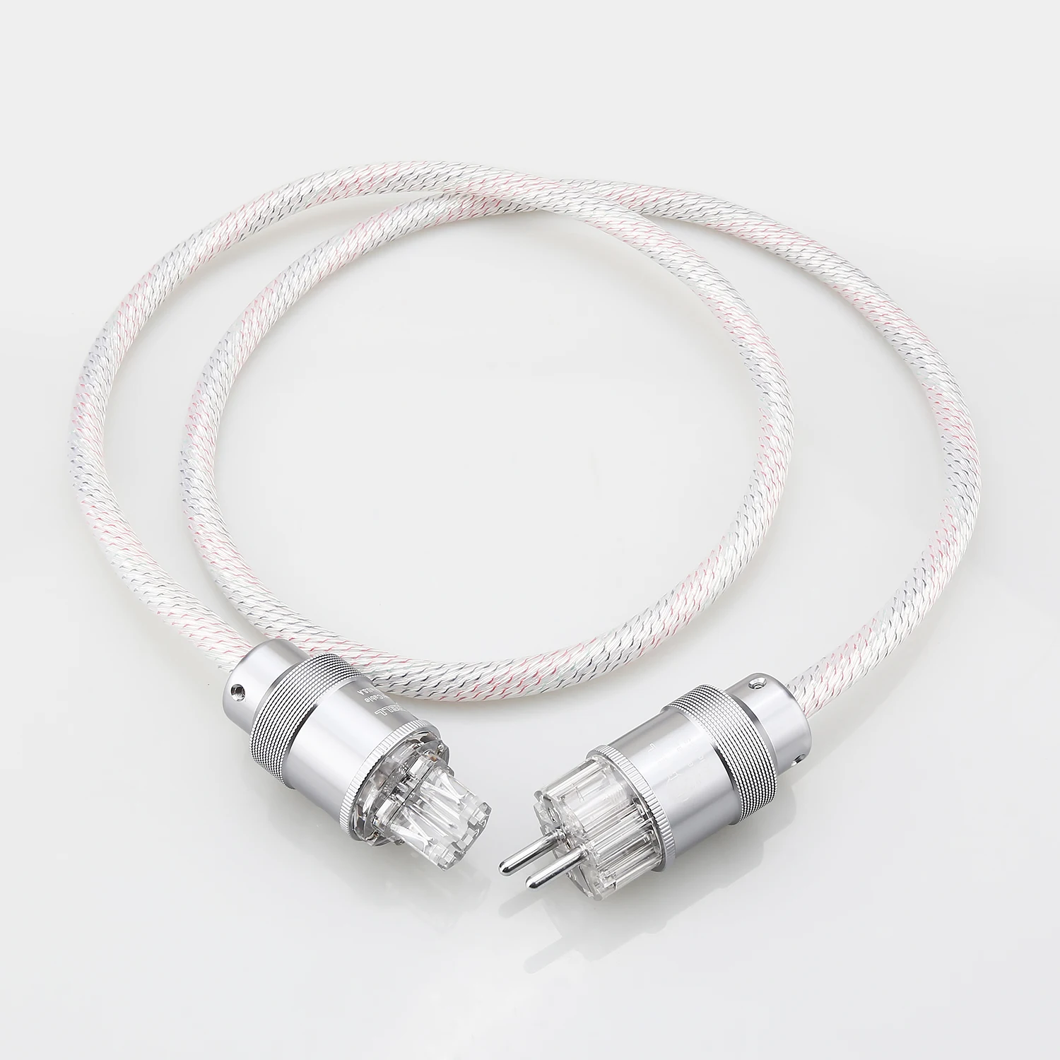 High‑Fidelity Audiophile HIFI Schuko Power Cable EU US AU UK Plug 9 Core 7N OCC Mains Cord for Amplifier, CD Player DAC Decoder