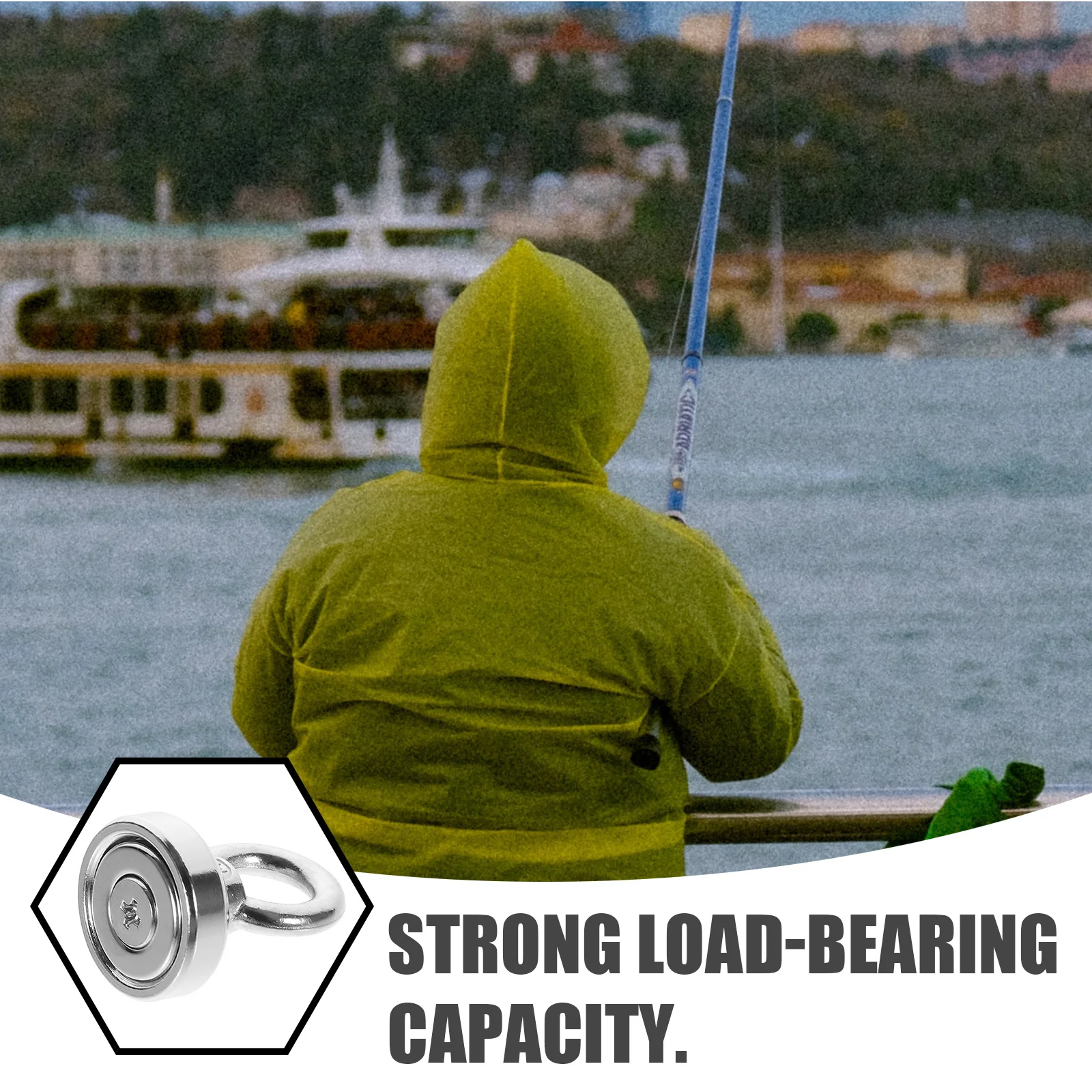 Ring Ultra Strong Fishing Magnetic Hooks for Salvage High Power