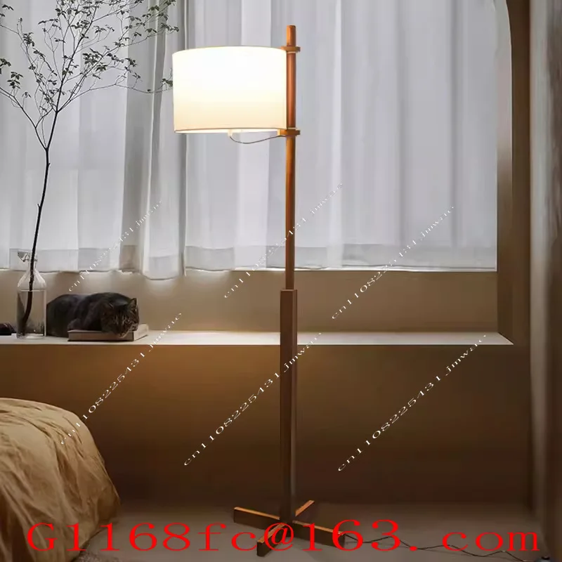 B & B Tea Room, Living Room, Next To The Sofa, Medieval Wabi-sabi Wind Adjustable Log Floor Lamp (walnut Stepless Dimming)