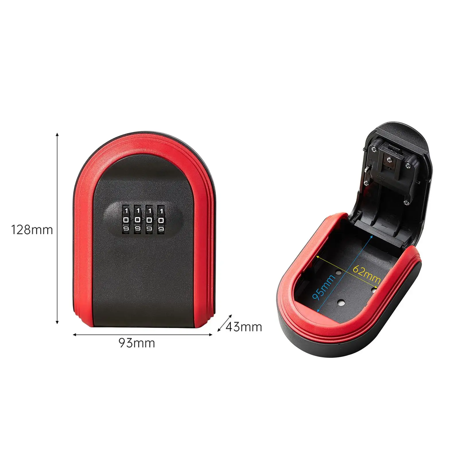 家庭やオフィス用のデジタルロック付きの安全なキーキャビネットオーガナイザー