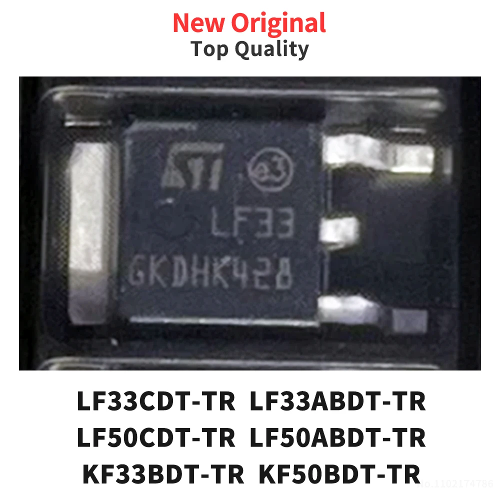 (5 Pcs) LF33CDT-TR LF33ABDT-TR LF50CDT-TR LF50ABDT-TR KF33BDT-TR KF50BDT-TR TO-252 New Original