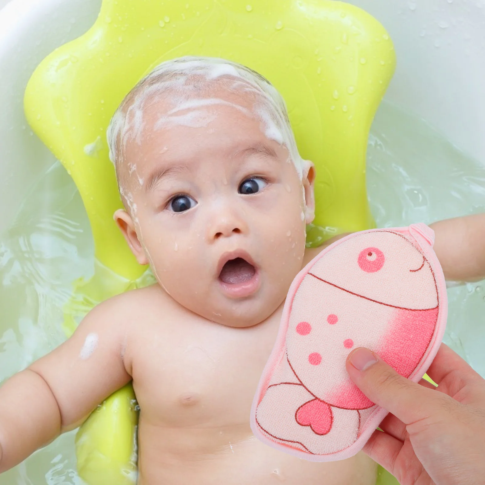 3 قطعة مناشف حمام الطفل لينة الجلد ودية الكرتون الرضع دش المناشف خفيفة الوزن المحمولة الاستخدام المزدوج الغسيل منشفة استحمام الطفل #1