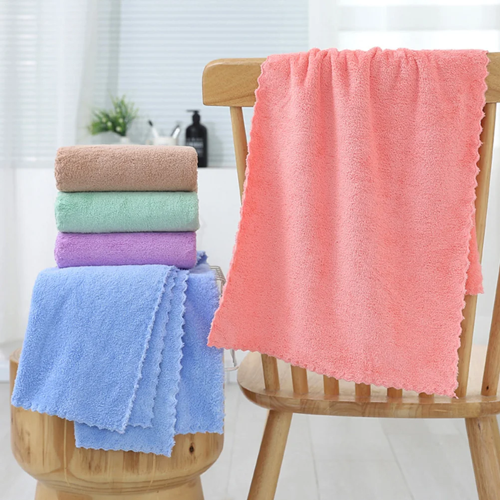 

5 Pcs Guinea Pig Soft Blanket Towels for Mat Towelling Bath Pet Quick Dry Bathrobe