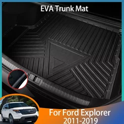 For Ford Explorer Classic U502 Accessories 2011~2019 2013 Auto Trunk Mat Floor Tray Liner Cargo Boot Carpet Waterproof Anti~slip