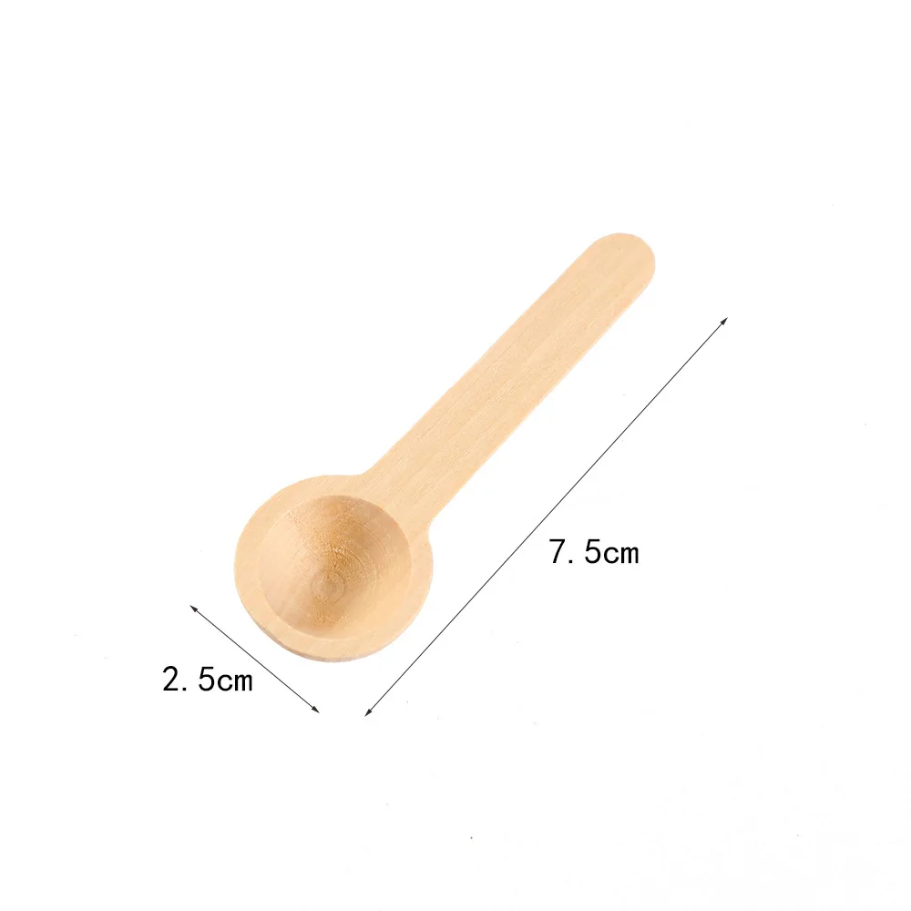 Mini Wooden Spoons Small Wooden Spoons Condiments Spoons Bulk for Spice Coffee Condiment Honey Teas Sugar Kitchen Cooking