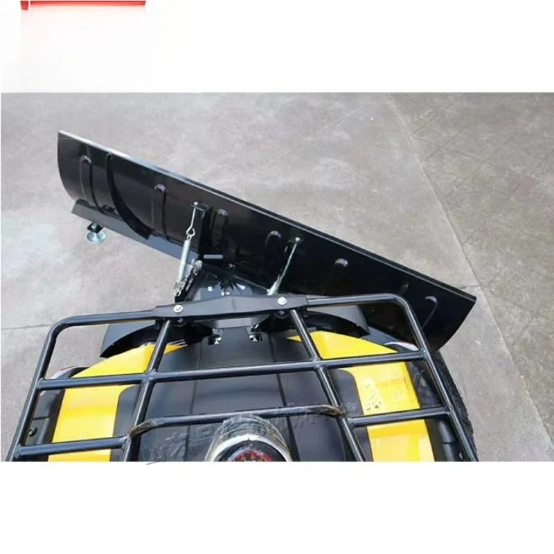 Four-wheel Snowplow With a Driving Snow Shovel Vehicle  Atv Snow Plow Vehicle