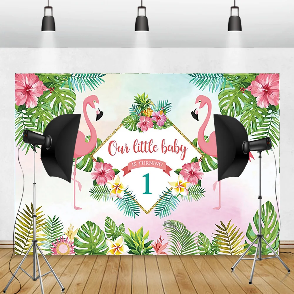 

Newborn 1st Birthday Party Hundred days Photography Backdrops Props Cartoon Animals Baby Shower Photo Studio Background WP-05