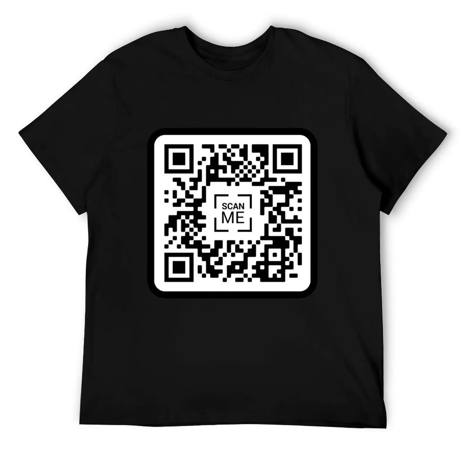 Xvideos QR Code تي شيرت تي شيرت رجل فاخر القطن تي شيرت رجل تي شيرت #1