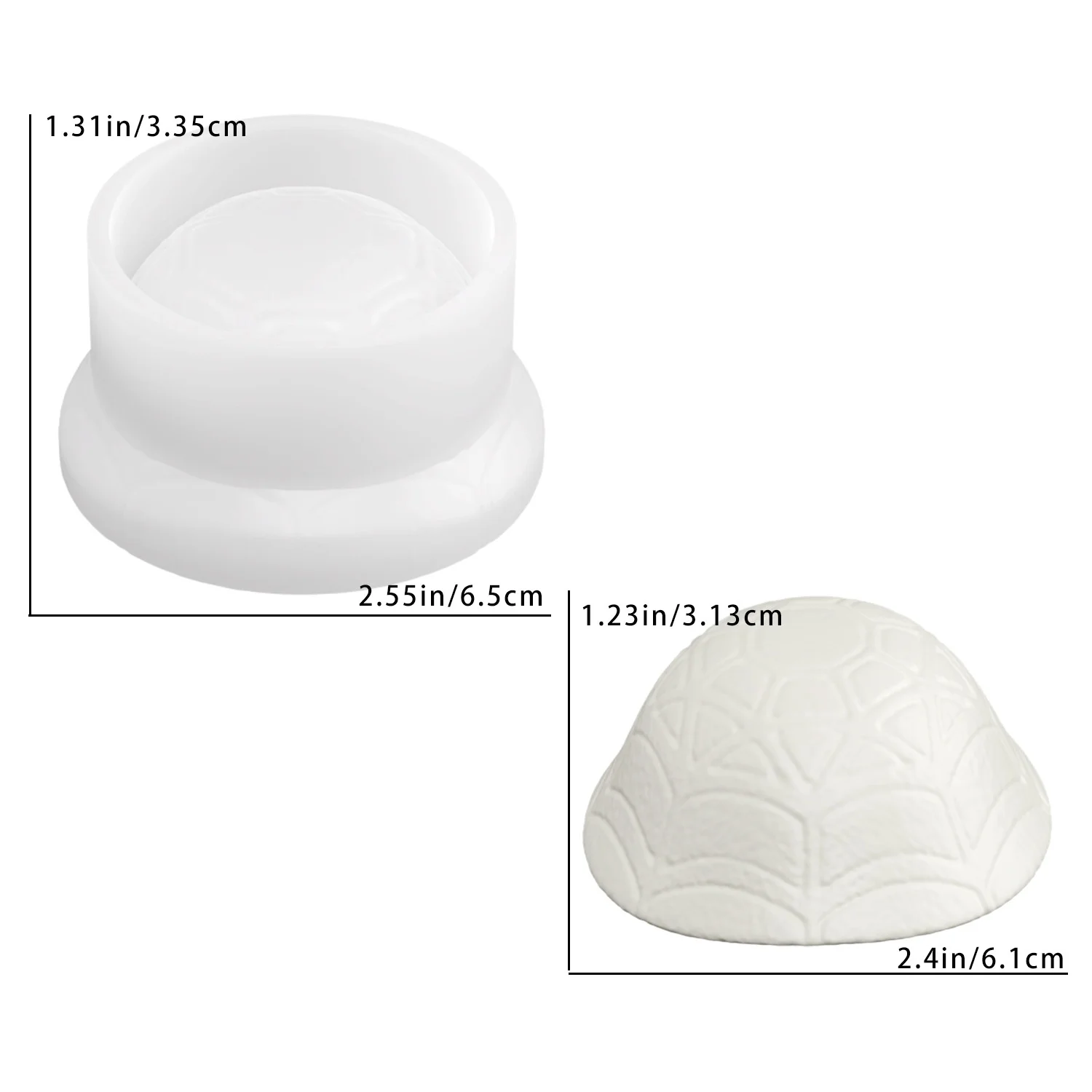 Schildkröten-Aufbewahrungsbox Silikonformen DIY Epoxidharz Gips Schmuckaufbewahrung Desktop-Ornament Spiegelglanz-Finish