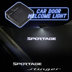 Uniwersalne LED do Stinger Sportage Logo HD bezprzewodowy samochód drzwi lampa powitalna projektor świetlny światła