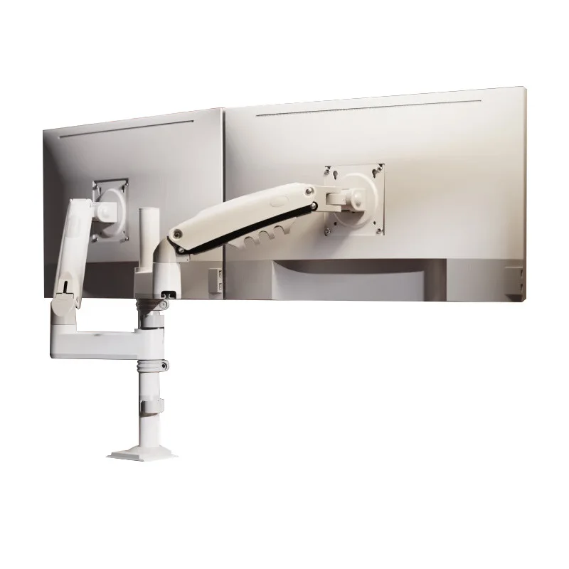 Dual Screen Monitor Mount Bracket Model-H F Fits Inch Holds Up To Lbs Kg Vesa X Height Adjustable Full Motion Swivel