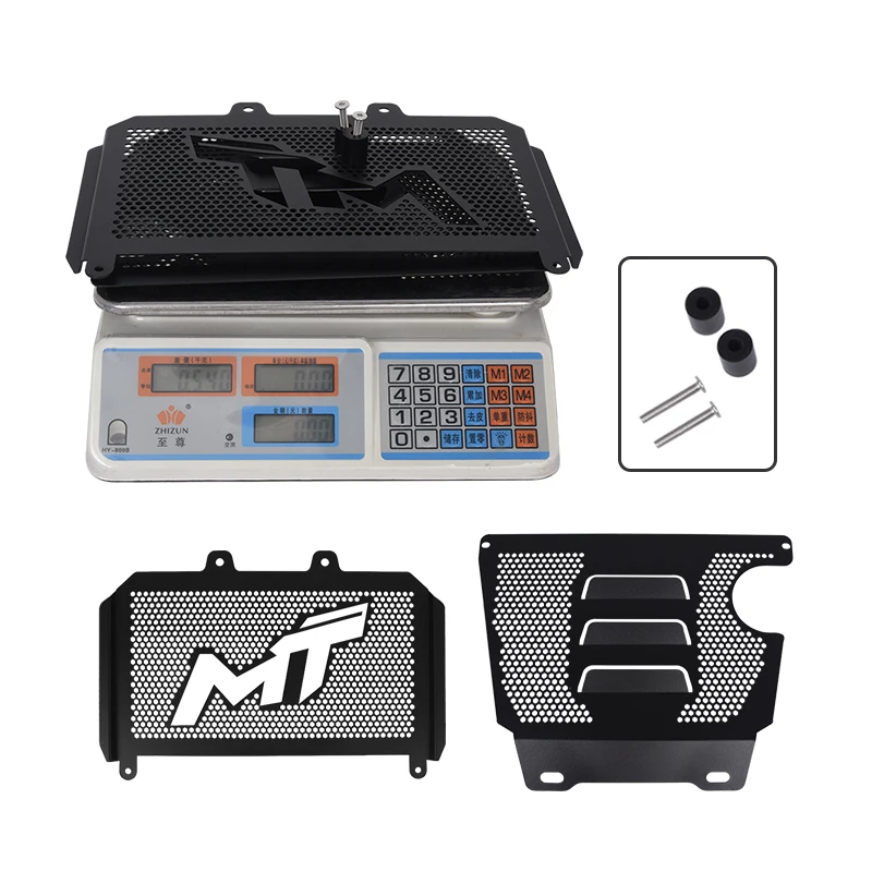 

Для CFMOTO CF MOTO 450MT MT450 IBEX 450 2024 2025 мотоциклетный бак, сетчатая защита двигателя, сетевые баки для воды, крышки из нержавеющей стали
