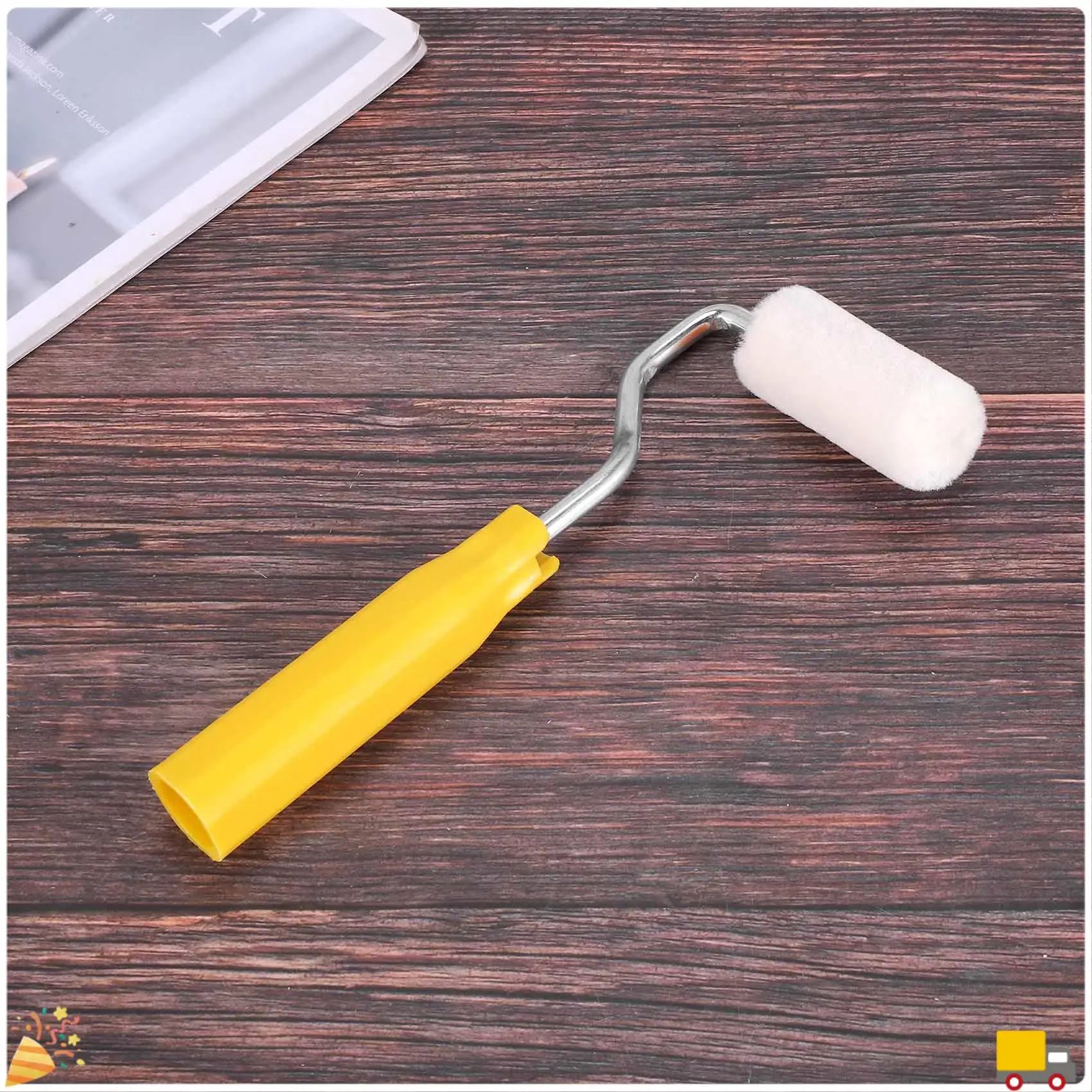 A32HOT-6Pcs Mini Foam Paint Roller Painting Decorating Kit 2 Inch Small Paint Roller Tray Set For Wall Painting Repair Brush view 3