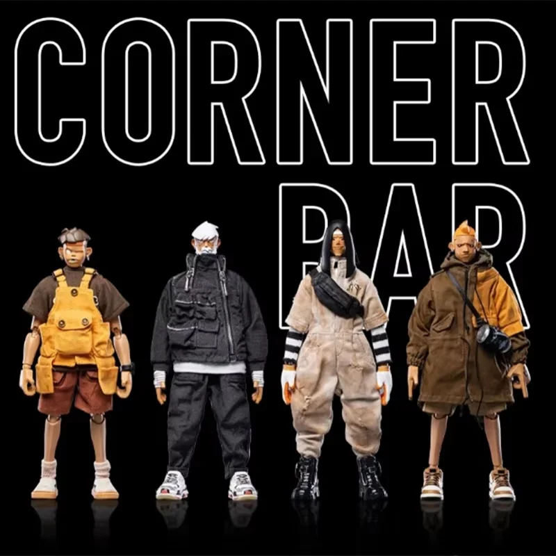 

Come4arts Street Corner Bar Series Anime Action Figures Season 3 Soldier Corner Bar Beer Can Merlin Amun Room Decoration Model