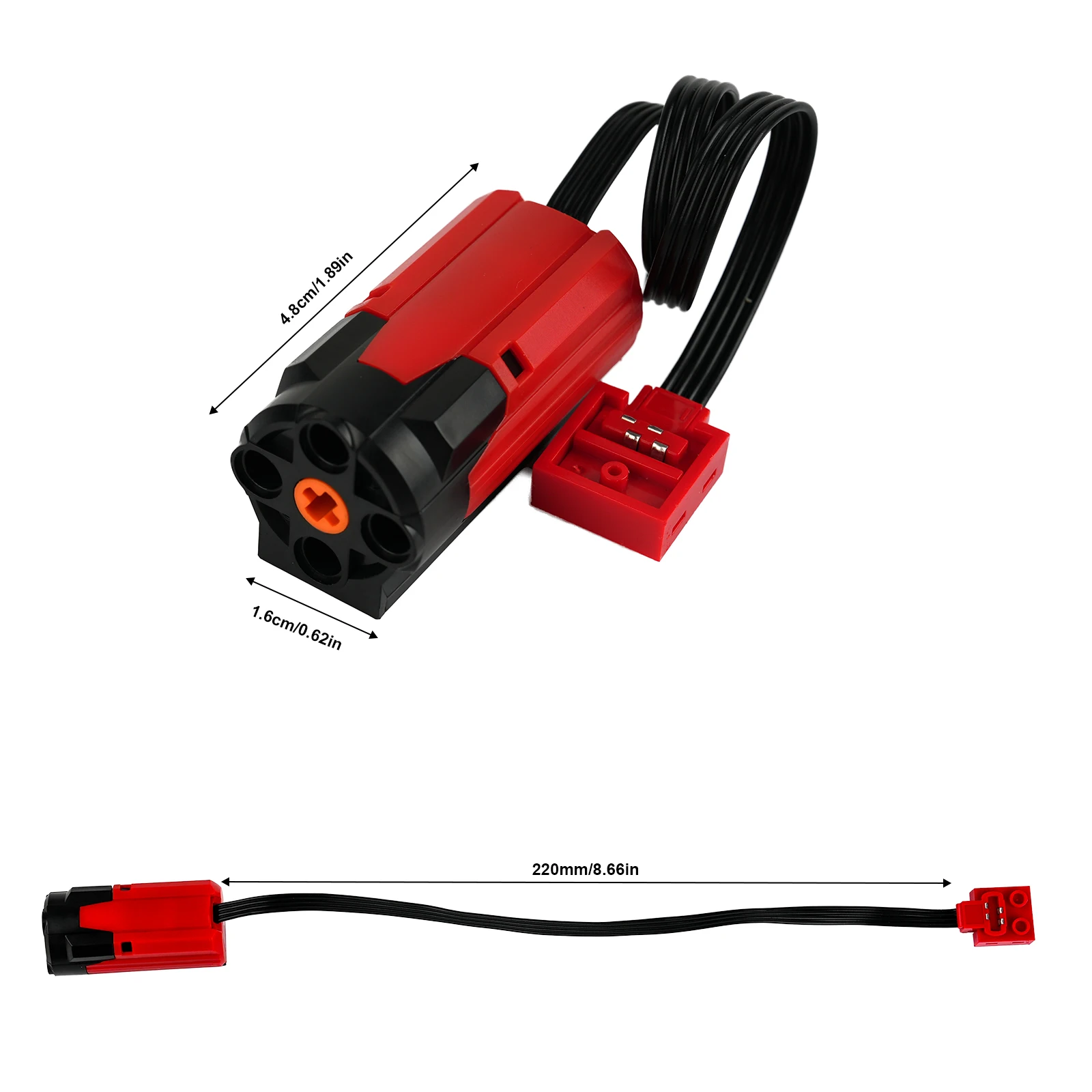 Servomotor M L XL, bloques de construcción técnicos MOC, funciones de potencia, control remoto, juegos PF, Motor de ladrillos DIY para Robot de coche RC