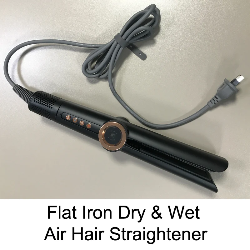 STLFSTLFFlat الحديد متعدد الأنماط Plancha Cabello مجفف الهواء الساخن يستقيم الحديد المسطح المهنية مكواة فرد الشعر مع الهواء