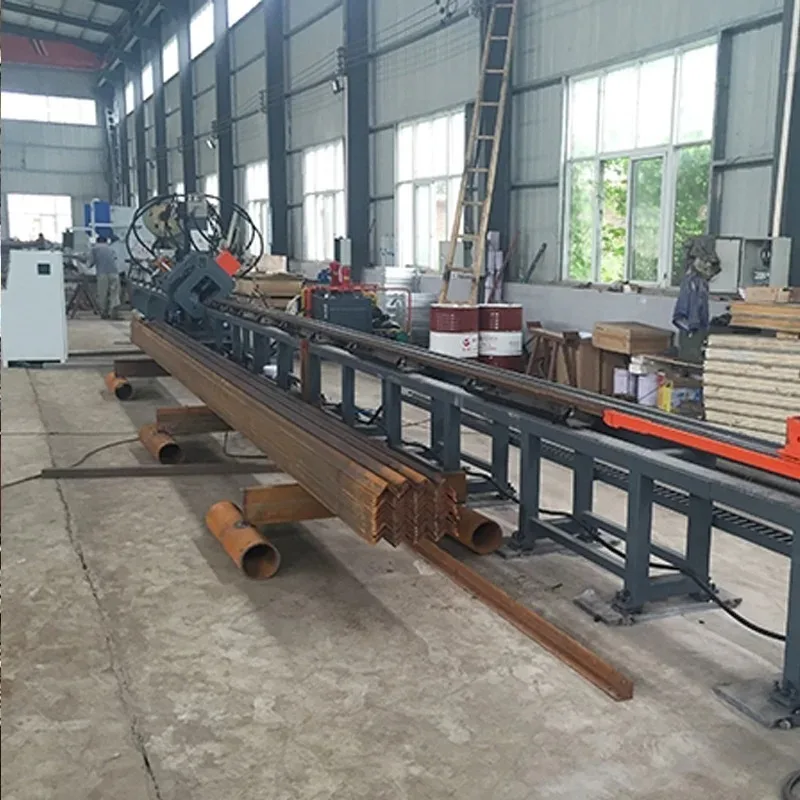 [Best Selling]New Automatic CNC Angle Steel Punching Production Line High Hydraulic Motor Chinese Factories Brand PLC Core Comp