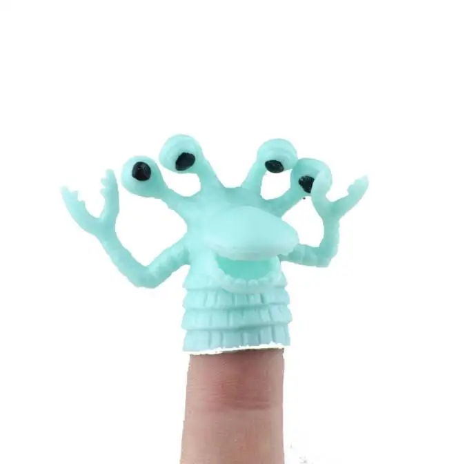 Puppet alien MONSTER FINGER PUPPETS potwory zabawki urodziny torebka imprezowa wypełniacze udawaj zagraj