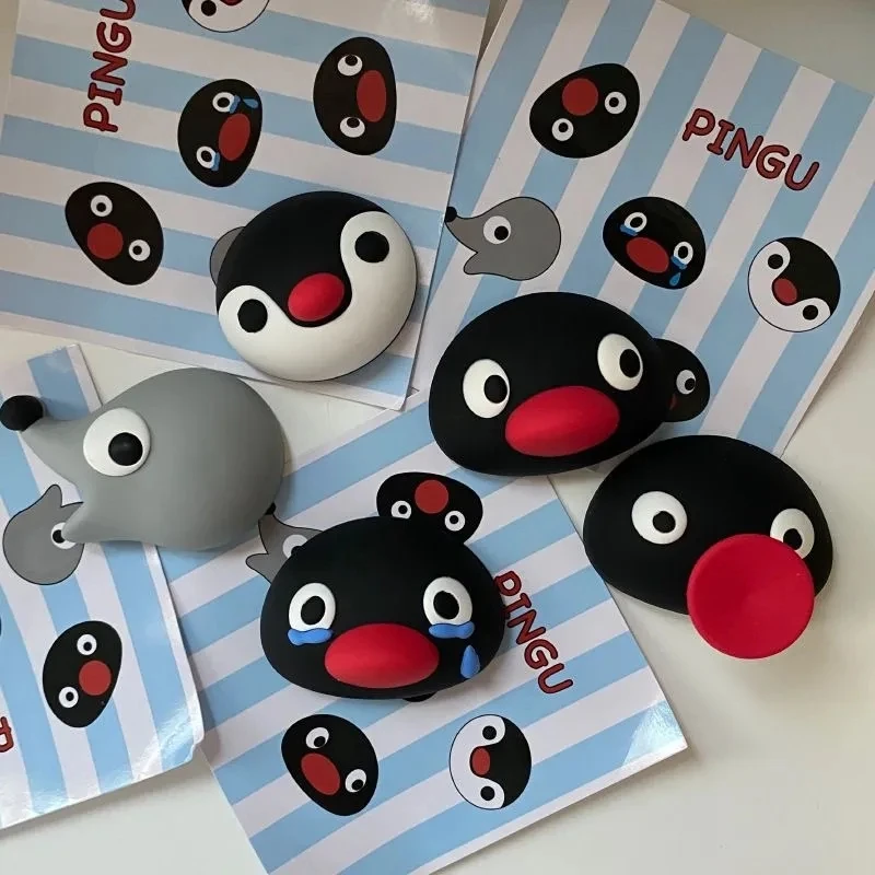 แม่เหล็กติดตู้เย็นลายการ์ตูนพินกี้น่ารัก - สติ๊กเกอร์ตกแต่ง 3 มิติ และตะขอแขวนในห้องน้ำแบบไม่ต้องเจาะ ของตกแต่งบ้าน ของขวัญ