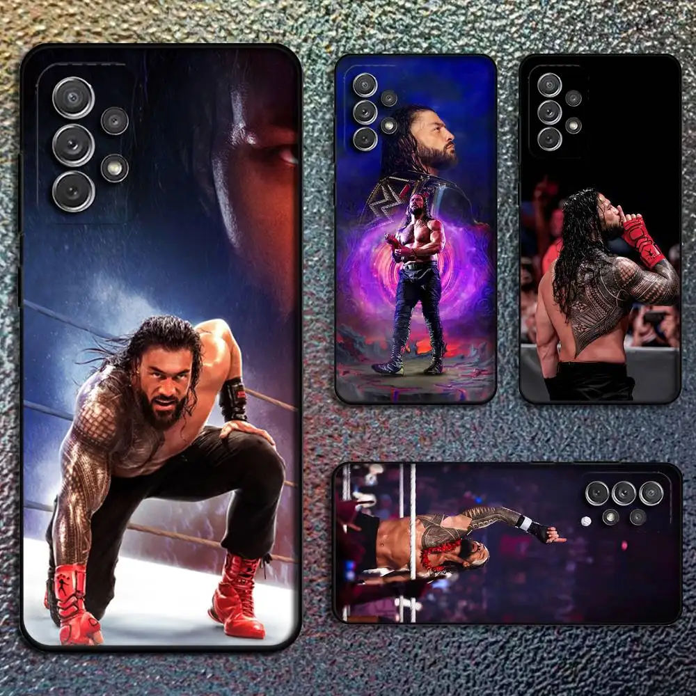 

WWE R-Roman Reigns Phone Case For Samsung S25,S24,S21,S22,S23,S30,Ultra,S20,Plus,Fe,Lite,Note,10,9,5G Black Cover