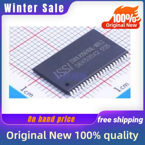 5PCSNew original IS61LV25616AL-10TLI SRAM TSSOP-44 quality goods