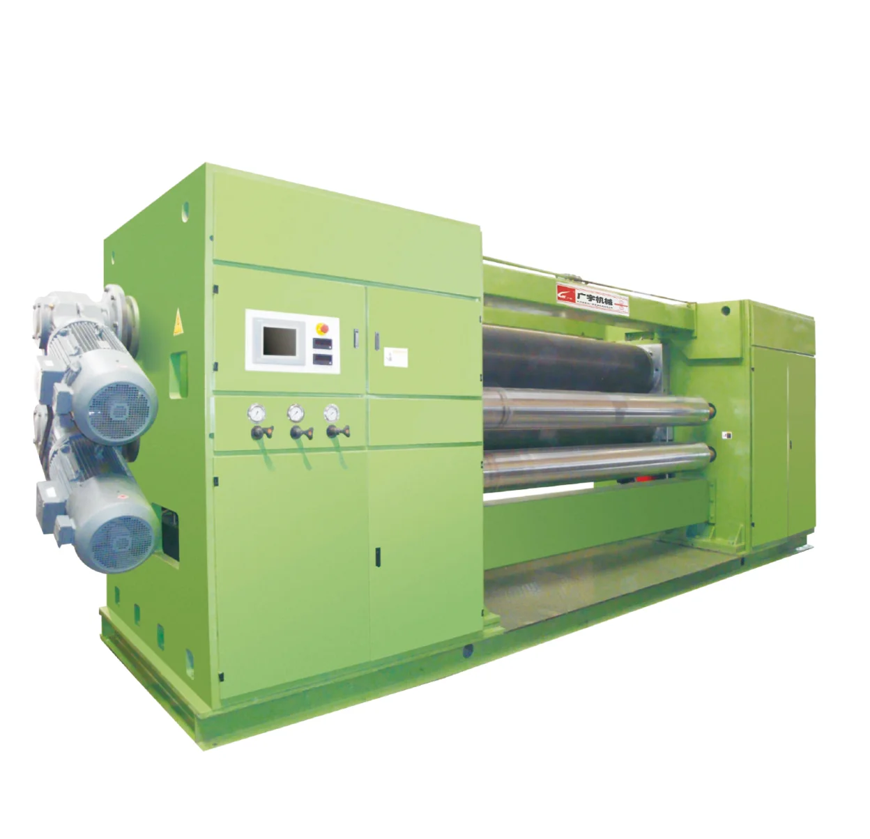 ISO9001 Calandra professionale per macchinari tessili ad alta capacità Attrezzatura da stiro Funzionamento facile Automatico per macchinari non tessuti