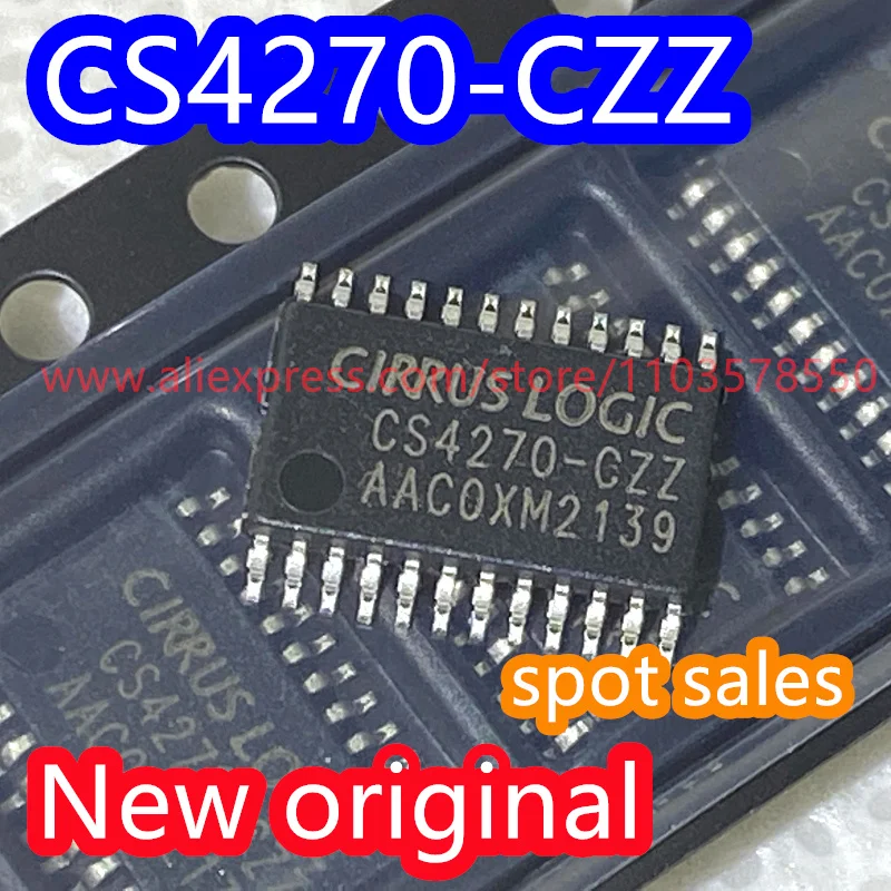 5PCS   New original CS4270-CZZ CS4270 audio codec chip SMT TSSOP-20 package CS4270CZZ