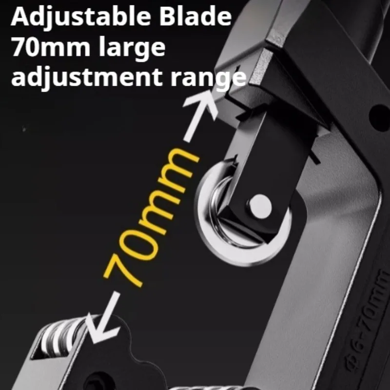 Manual Bearing-Type Pipe Cutter Adjustable Stainless Steel Tube Cutting Tool Portable Professional Plumbing Construction Tool