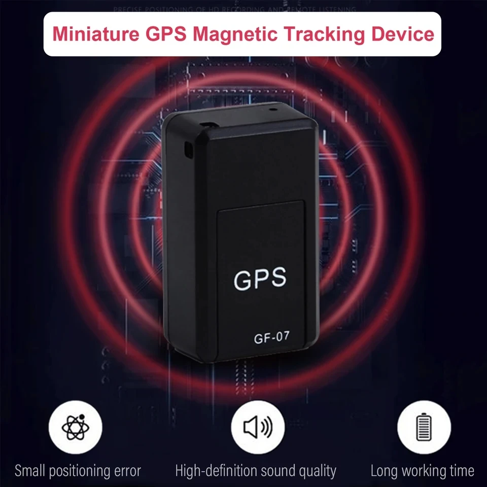 Mini GF-07 GPS Tracker Car Bike Bicycle Pets Children Real Time Tracking Positioner Strong Magnetic Anti-lost Locator