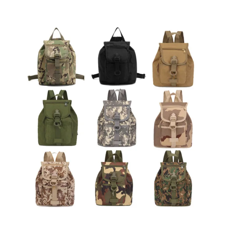 Mochila de camuflagem pequena, grande capacidade, curta distância, viagens e pendulares, esportes ao ar livre, esportes