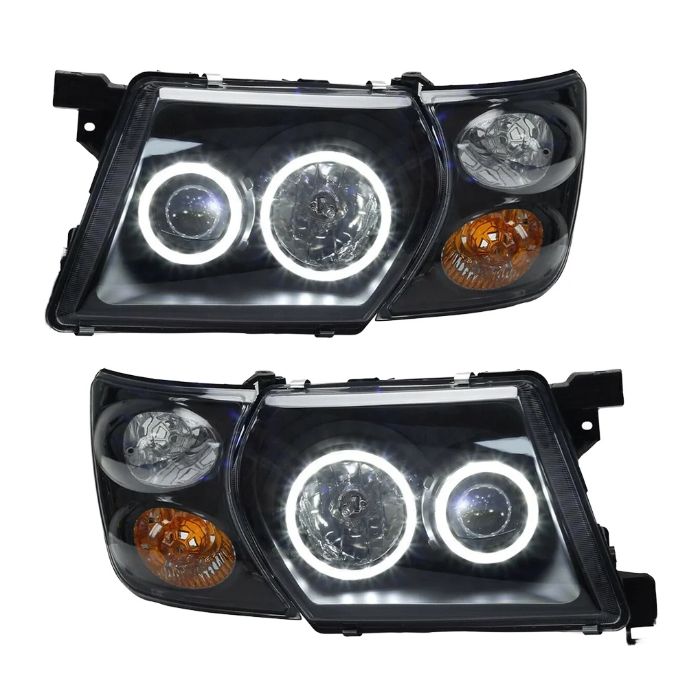 New DRL Corner Lamp for Patrol GU Y61 MK5 1998-2003 Wagon SUV Angel Eyes Headlight in 12V 4300K Color Temperature