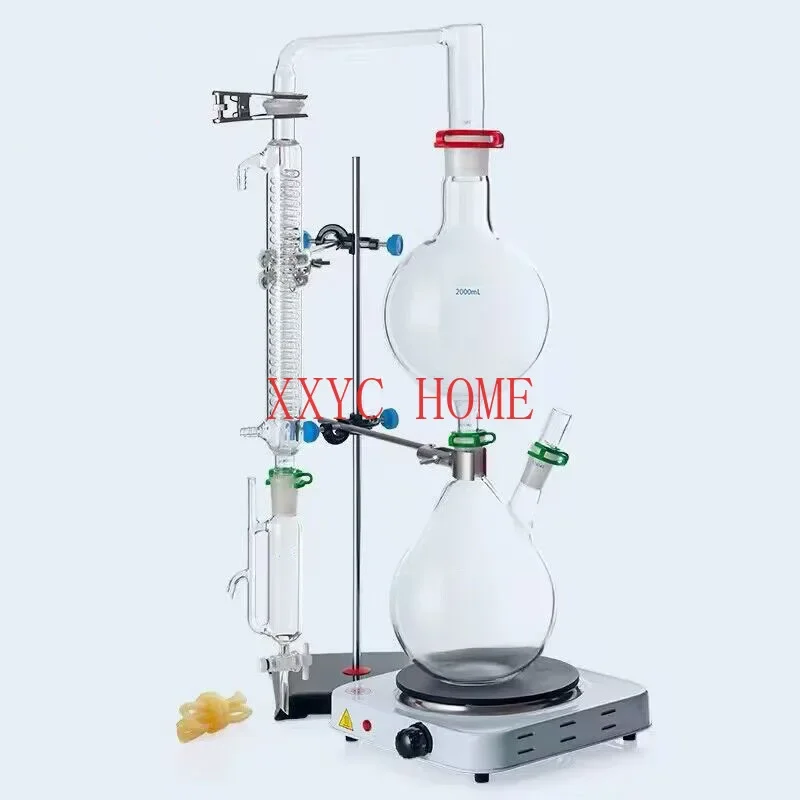 

500/1000/2000ml essential oil extraction and separation device, distillation equipment, water distillation machine