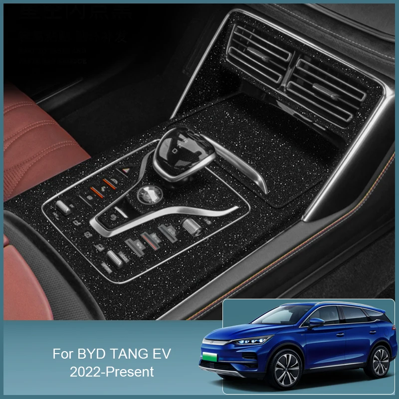 

For BYD TANG EV 2022 2023 2024 2025 Car Interior Sticker Windows Contol Inner Door Gear Panel Protective Film Auto Accessory